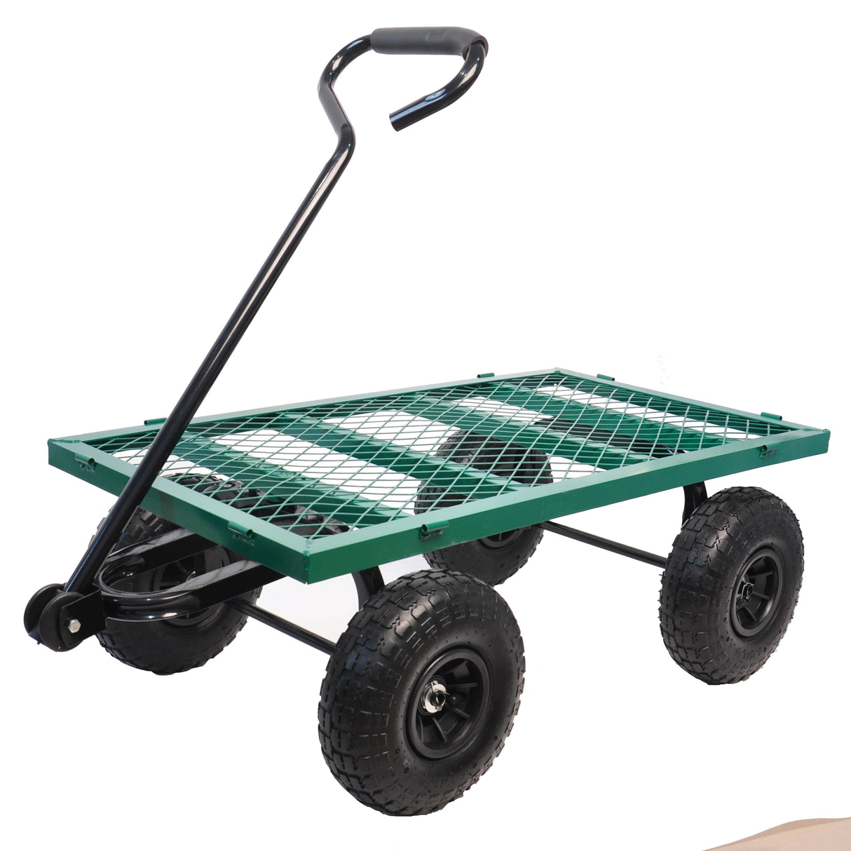 Wagon Cart Garden Trucks Transport Firewood Green