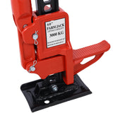 High Lift Farm Jack 60" Utility 7000 lbs Capacity Ratcheting Off Road Heavy-Duty for Tractor Truck SUV Bumper Lift Red