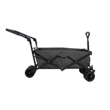 Chariot de jardin pliable, outil de parc utilitaire, couleur personnalisée, chariot de Camping pliable, chariot de plage de pique-nique en plein air, noir, capacité de 230 lb