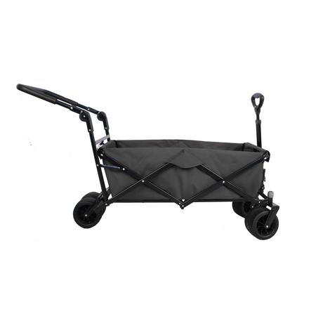 Chariot de jardin pliable, outil de parc utilitaire, couleur personnalisée, chariot de Camping pliable, chariot de plage de pique-nique en plein air, noir, capacité de 230 lb