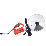 Electric 14" Cut Off Saw Wet/Dry Concrete Guide Roller na may Water Line Attachment 3000w na may Blade