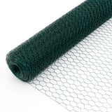 60M Malaking Sukat Galvanized Hexagonal Floral Green Chicken Wire Panlabas na Anti-Rust Wire Poultry Netting para sa Garden Coop Wire Fencing Steel