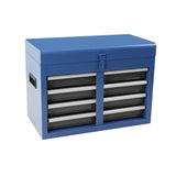 5-Drawer Rolling Tool Chest Storage Cabinet Cart with Detachable Top Tool Box Liner Universal Lockable Wheels Adjustable Shelf for Garage Workshop