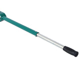 Pedestal Floor Compact Bender 7 Dies Versatile Compact Metal Tubing 44' Mount Powdercoat Telescoping Handle Maximum 5/8" Thick 1-15/16" Width Green