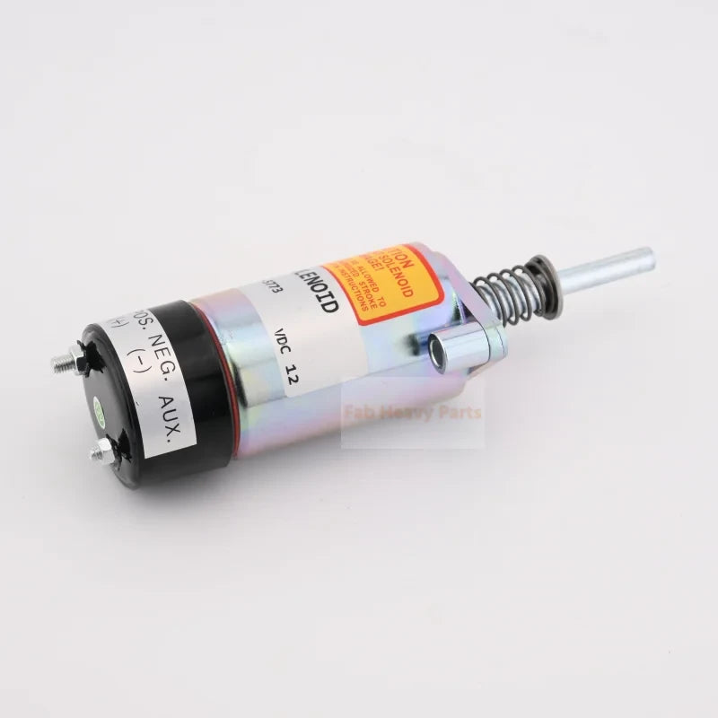 12V Shutoff Solenoid 125-5773 1255773 Fits for Caterpillar CAT Engine 3204 3304 3304B 3306 3306B 3306C 3406B 3406C