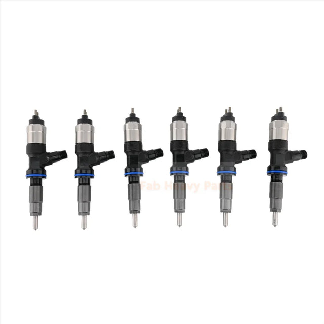 6 PCS Brandstofinjector 370-7280 3707280 Past voor Caterpillar CAT Motor C4.4 C7.1