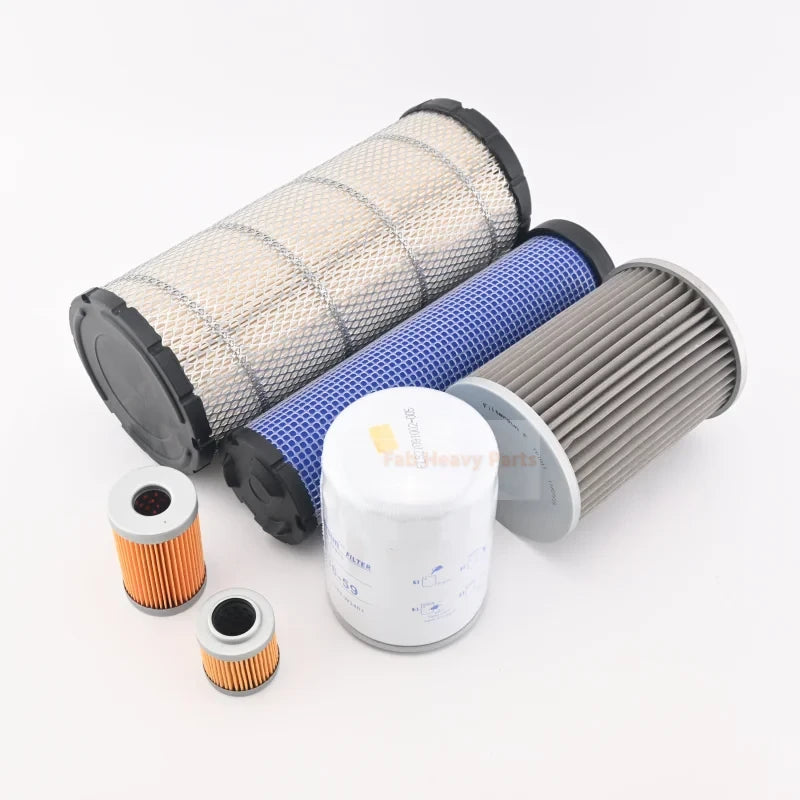 Maintenance Filter Kit for Kubota KX121-3 Mini Excavator