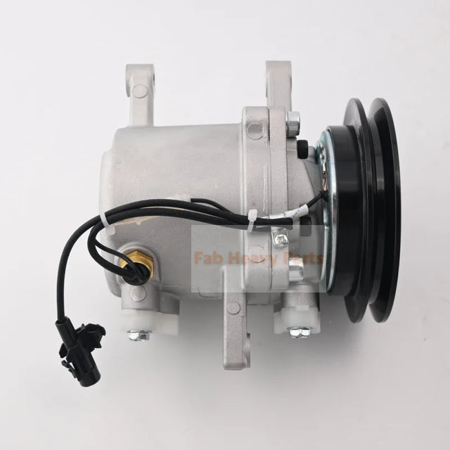 Air Conditioning Compressor T2055-72210 T205572210 Fits for Kubota Excavator KX080-3 KX121-3 KX161-3 U45-3 U50-3