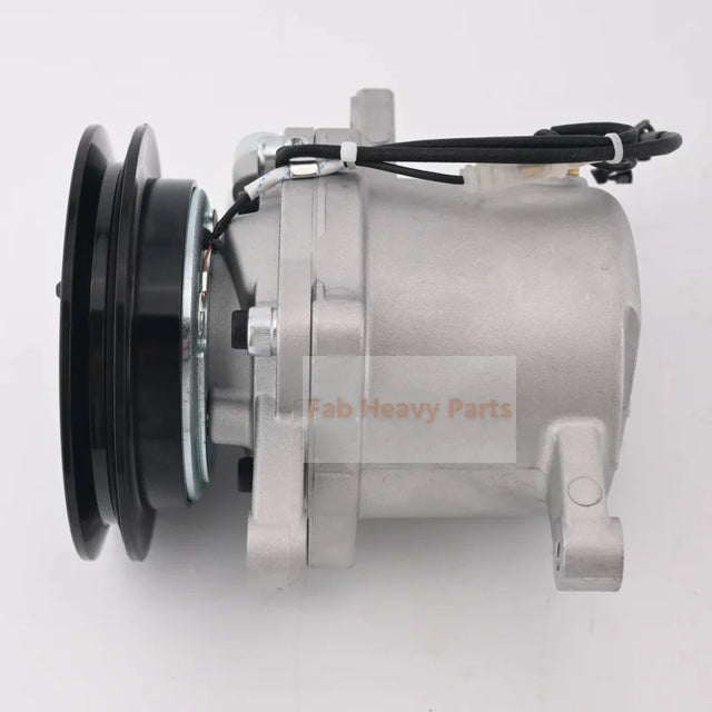 Air Conditioning Compressor T2055-72210 T205572210 Fits for Kubota Excavator KX080-3 KX121-3 KX161-3 U45-3 U50-3