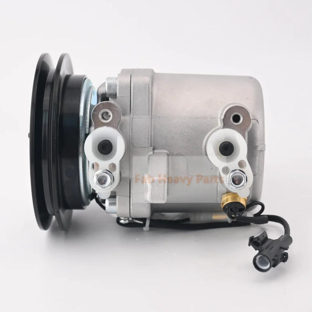 Air Conditioning Compressor T2055-72210 T205572210 Fits for Kubota Excavator KX080-3 KX121-3 KX161-3 U45-3 U50-3