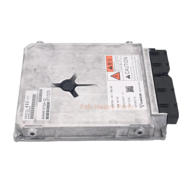 Engine Computer Controller ECU 8982046851 for Isuzu 4HK1 Hitachi Excavator With Program