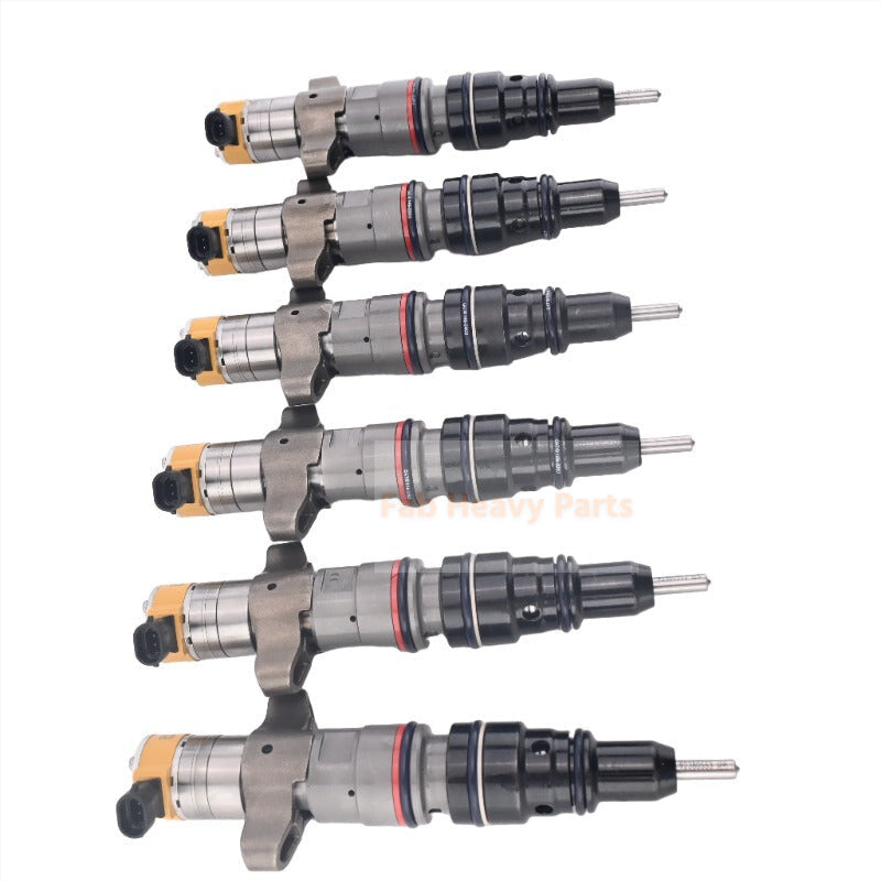 6 PCS Fuel Injector 235-2888 2352888 10R-7224 10R7224 Fits for Caterpillar CAT Engine C-9 Excavator E330C 330C 330CL 330CMH