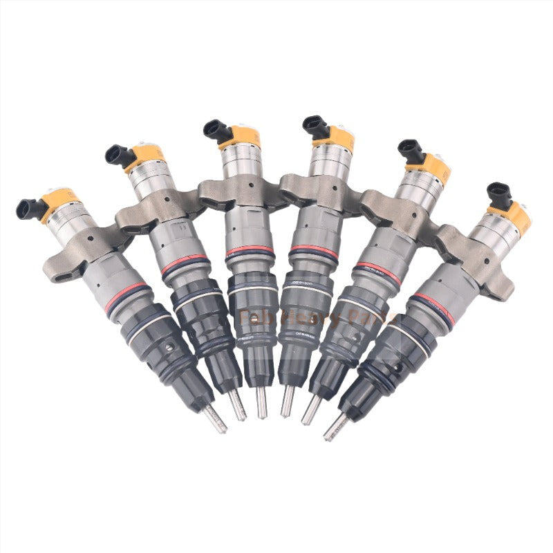 6 PCS Fuel Injector 235-2888 2352888 10R-7224 10R7224 Fits for Caterpillar CAT Engine C-9 Excavator E330C 330C 330CL 330CMH