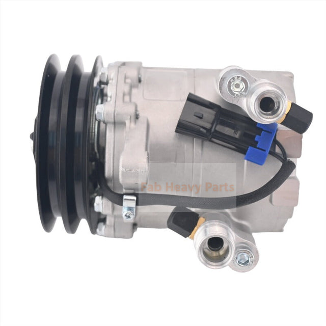 AC Compressor 218-6833 2186833 Fits for Caterpillar CAT Engine 3024C 3044C C2.2 C3.4 Skid Steer Loader 226B 226B3 232B 236B 242B 252B 268B