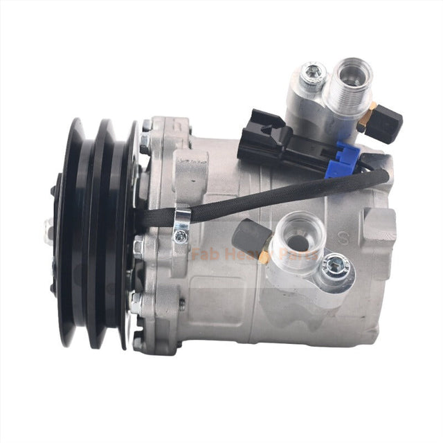 AC Compressor 218-6833 2186833 Past voor Caterpillar CAT Motor 3024C 3044C C2.2 C3.4 Schranklader 226B 226B3 232B 236B 242B 252B 268B