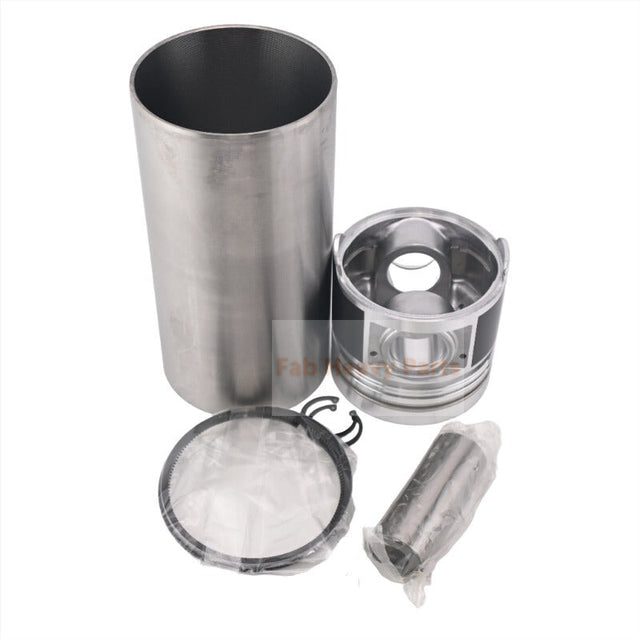 1 Set of Piston and Cylinder liner Kit Fits Mitsubishi S4S-DT Fits Caterpillar Skid Steer Loader 236B 236B Serie 2 246B 246C