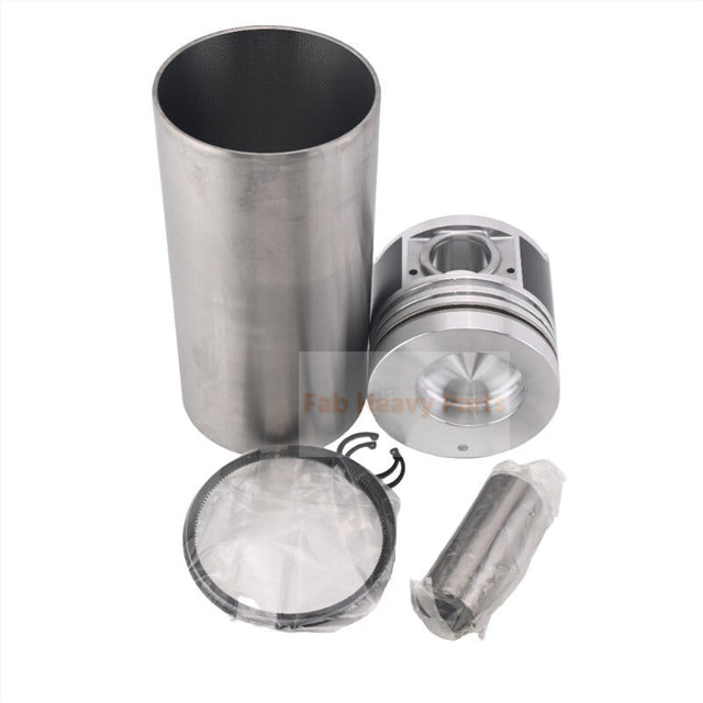 1 Set of Piston and Cylinder liner Kit Fits Mitsubishi S4S-DT Fits Caterpillar Skid Steer Loader 236B 236B Serie 2 246B 246C