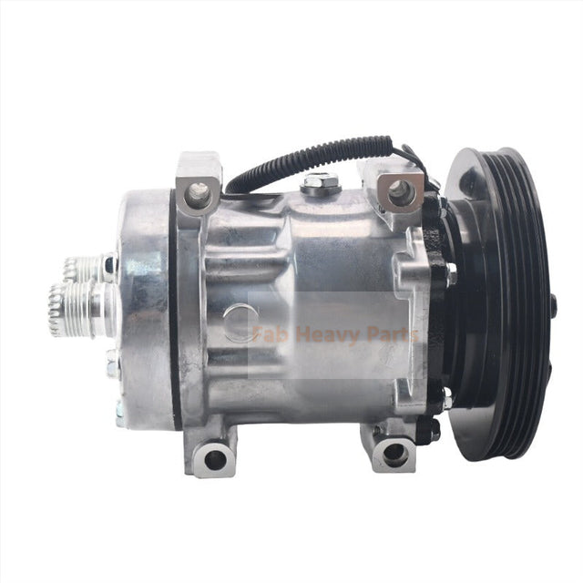 12V SD7H15 A/C Compressor 4105 47693200 84356660 Past voor New Holland Loader W50C W60C W70C W80C U80C B110C B95C