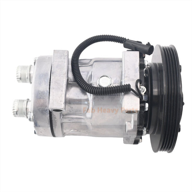 Compresor de aire acondicionado SD7H15 de 12V 4105 47693200 84356660 compatible con cargador New Holland W50C W60C W70C W80C U80C B110C B95C