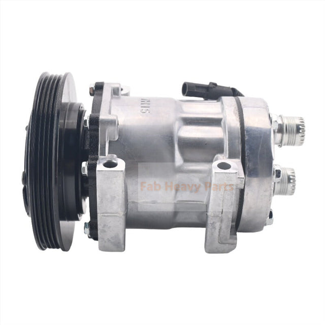 Compressore A/C 12V SD7H15 4105 47693200 84356660 Adatto per caricatore New Holland W50C W60C W70C W80C U80C B110C B95C