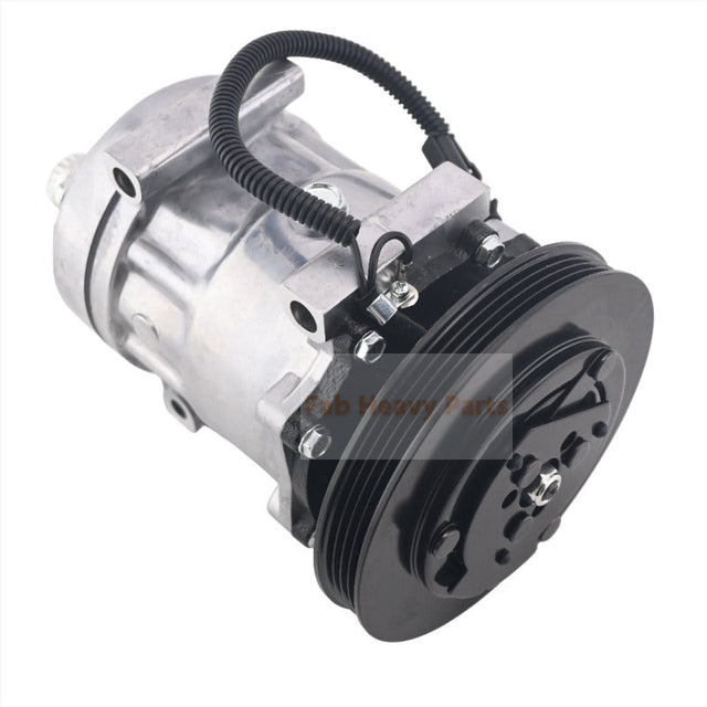 Compresor de aire acondicionado SD7H15 de 12V 4105 47693200 84356660 compatible con cargador New Holland W50C W60C W70C W80C U80C B110C B95C