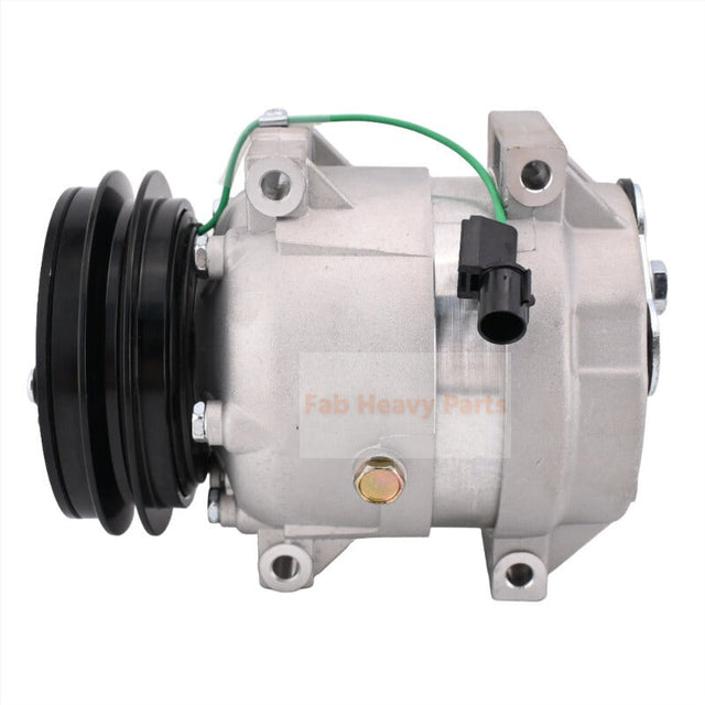 V5 A/C Compressor 11Q6-90040 11Q6-90041 Fits for Hyundai Excavator HW140 HW160 HW210 HX140L HX160L HX180L