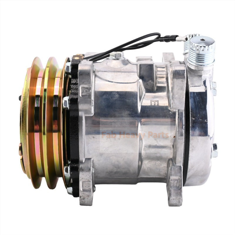 12V SD5H09 A/C Compressor 345-4547 3454547 Fits for Caterpillar CAT 259D 279D 289D 299D 257D 277D 287D 236D 246D