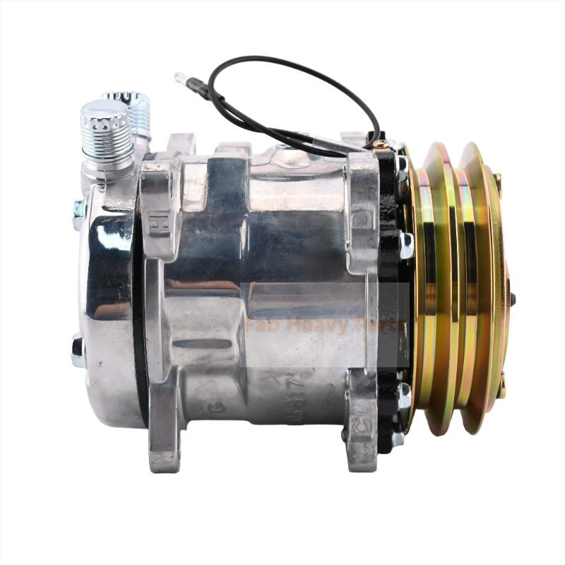 12V SD5H09 A/C Compressor 345-4547 3454547 Fits for Caterpillar CAT 259D 279D 289D 299D 257D 277D 287D 236D 246D