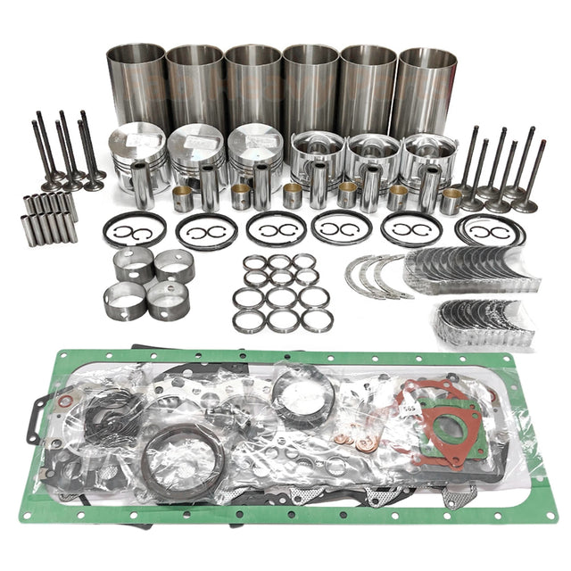 Kit de reconstruction de révision pour moteur Komatsu 6D125E-2 SA6D125E-2 camion HD255-5 chargeur WA450-3 WA450L-3 WA470-3H