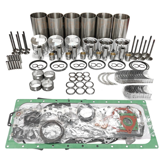 Overhaul Rebuild Kit Fits for Komatsu Engine SAA6D170E-3 Excavator PC1250-7 PC1250LC-7 Loader WA600-3LK
