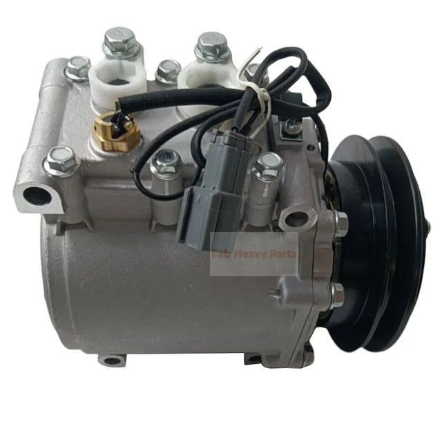 Compresor de aire acondicionado 171-7495 1717495 compatible con motor Caterpillar CAT 307C 320C Excavadora 4M40 3064 3066