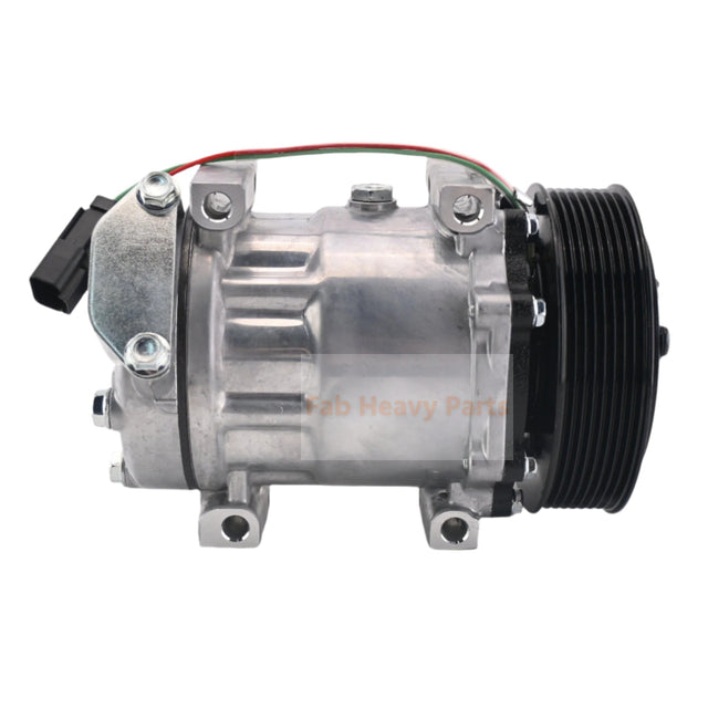 Compresor de aire acondicionado 372-9493 3729493 compatible con excavadora Caterpillar CAT 312D2 312E 312F 313F 316F 318F 323F 325F motor C4.4 3054C