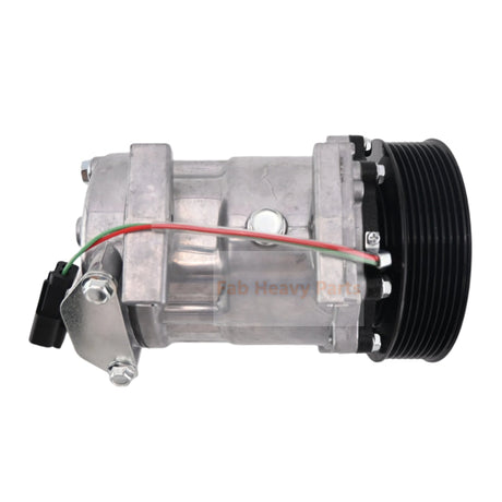 Compresor de aire acondicionado 372-9493 3729493 compatible con excavadora Caterpillar CAT 312D2 312E 312F 313F 316F 318F 323F 325F motor C4.4 3054C