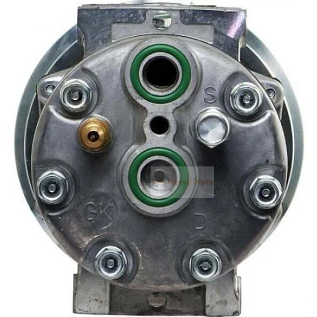 Compresor de aire acondicionado 464-2120 4642120 compatible con motor Caterpillar CAT C4.4 C4.4B cargador de ruedas compacto 910K 910M 914K 914M 918M 920K