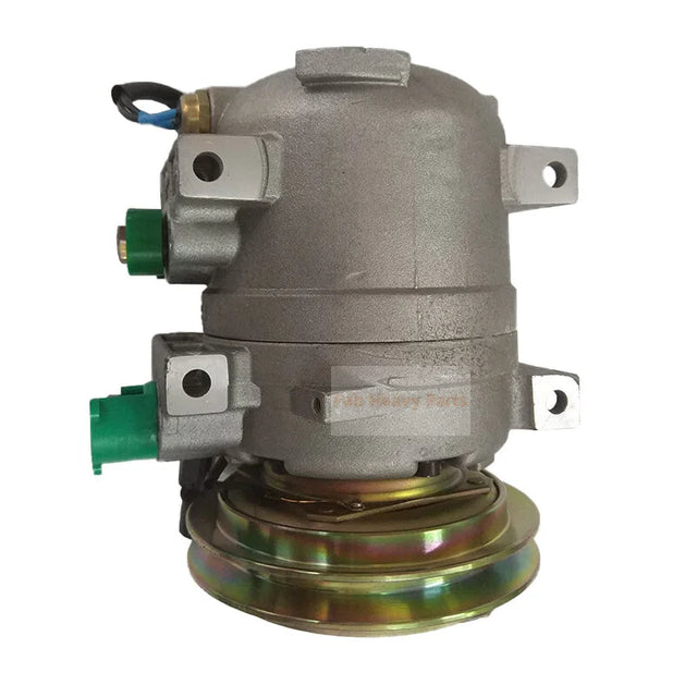 DKV14C A/C Compressor 506021-6413 Fits for Hyundai Excavator R255-7 R250LC-7 R290LC-7 R300LC-7 R305LC-7 R360LC-7 R500LC-7