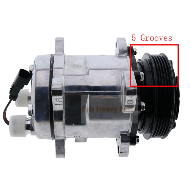 Compressore A/C 7363374 Adatto per Bobcat s550 s570 s590 s595 s630 s650 t550 t590 t595 t630 t650 e32 e35 e42 e45 e50 e55 e85