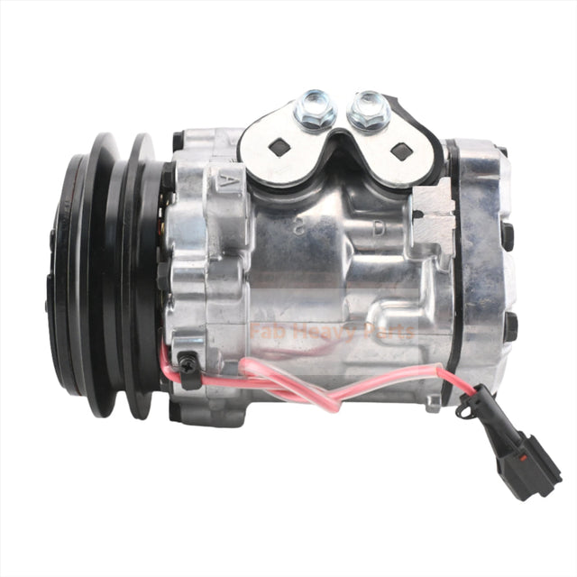 A/C Compressor KHR3536 4615804 Para kay John Deere 27D 35D 35G Hitachi ZX30UR-2 ZX55UR-3D