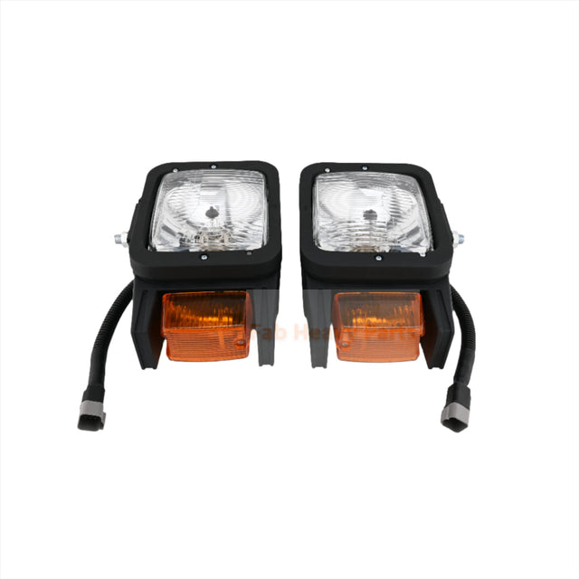 A Pair Floodlamp AT330210 AT330211 Fits for John Deere Engine 4024 4045 5030 Loader 204K 244K 304J 344K