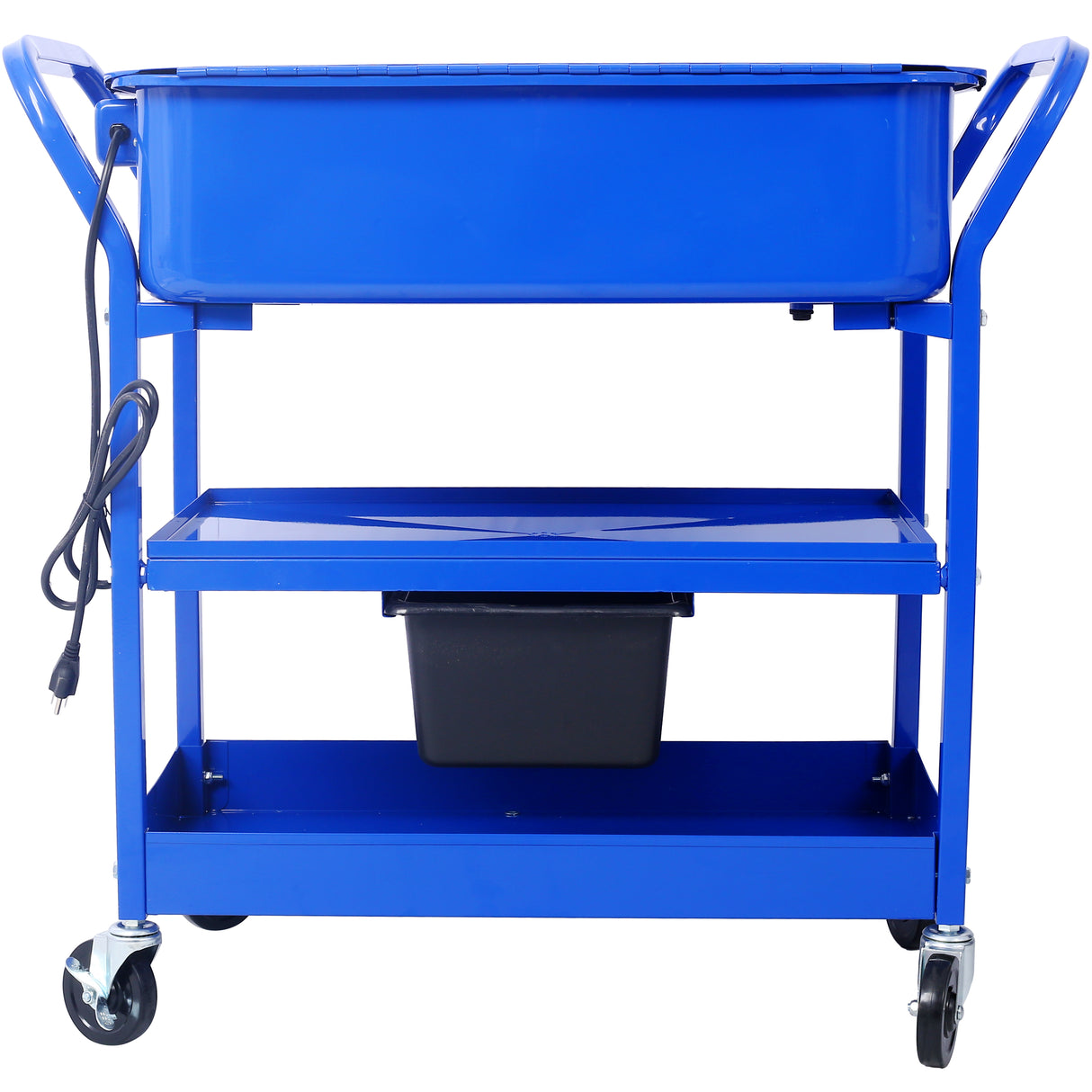 Mobile Parts Washer 20 Gallon Capacity Portable Parts Cleaner para sa Paggamit sa Water Based Cleaning Solutions Heavy Duty 20 Gauge Steel 325 GPH Pump Power na may Drain Tray