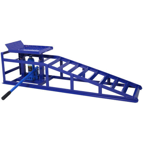 Ang Serbisyo ng Truck ng Sasakyan ng Sasakyan ay Nagpapa-angat ng Garage Hydraulic Black 5 Ton Automotive Repair Frame (2 Pack) Blue