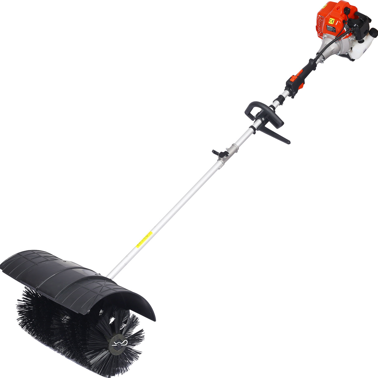 Snow Sweeper Gasoline Powered Broom Sweeper 52CC 2 Stroke Brush 21x10" EPA