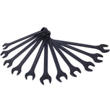 Jumbo Combination Wrench Set Extra Large Metric 1-5/16'' to 2'' Black Oxide with Pouch 11-piece