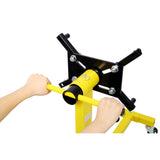 Rotating Coyote Engine Stand with 1000-Lb Capacity Hoists & Stands Test Run--Yellow