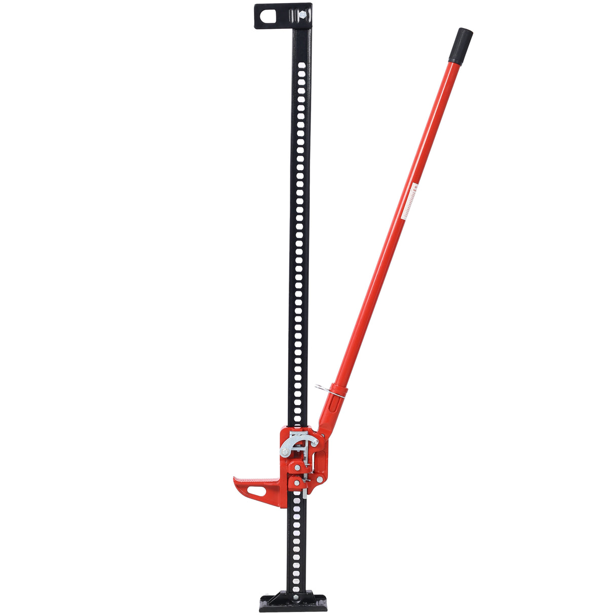 High Lift Farm Jack 60" Utility 7000 lbs Kapasitet Ratcheting Off Road Heavy-Duty for traktortruck SUV Støtfangerløft Rød