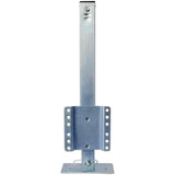 Heavy Duty Trailer Jack Fixed Mount w/ Drop Leg 28.6 in. Lift Max Load 2,500 Lbs