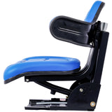 Tractor Seat Steel Blue 110-265 lbs Kapasidad