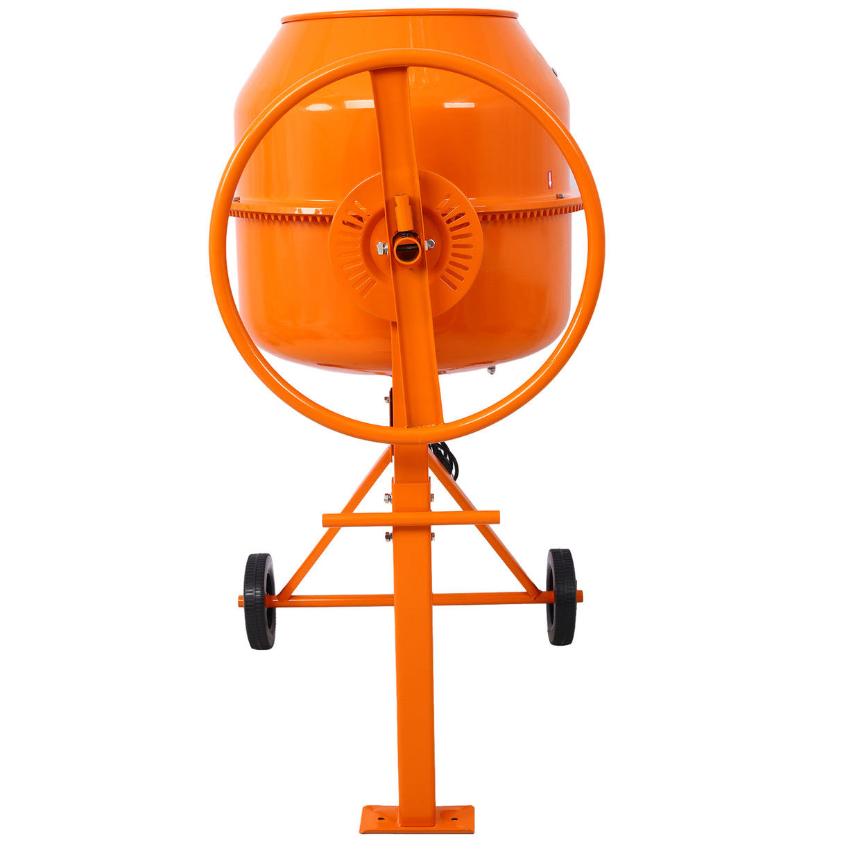 Cement Mixer 5 Cu. Ft Electric Concrete Machine 650W AC Motor Portable Power for Mortar Stucco and Fodder