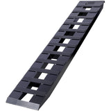 1 Pair Heavy-Duty Ramps with Top Hook Attaching End Universal Loading 72" X 14" 8800 LBS Aluminum--Black