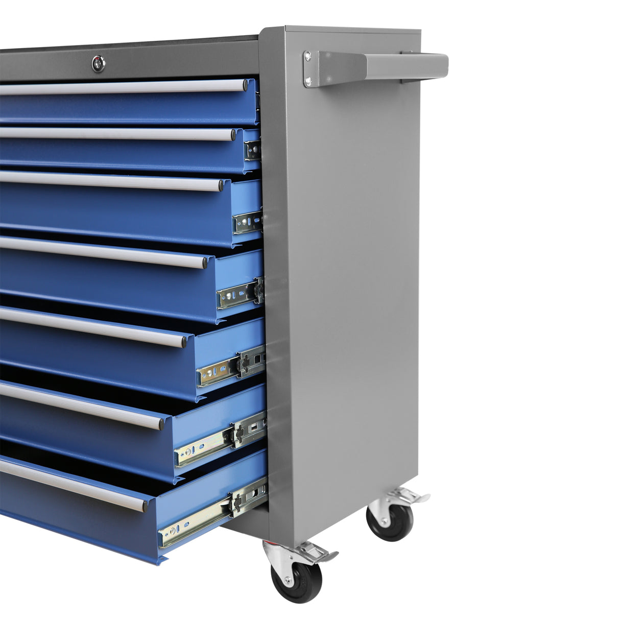 Multifunctional Mechanic Rolling Tool Chest Storage Cabinet with 7-Drawer Wheels for Garage Warehouse Workshop Repair Shop