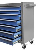 Multifunctional Mechanic Rolling Tool Chest Storage Cabinet na may 7-Drawer Wheels para sa Garage Warehouse Workshop Repair Shop